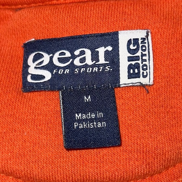 Vintage Pikes Peak Distressed Hoodie Orange Pullover Gear For Sports Sz Medium - Picture 8 of 8